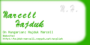 marcell hajduk business card